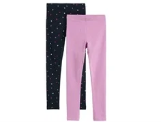 Name It leggings violet tulle hjerter mix (2-pak)